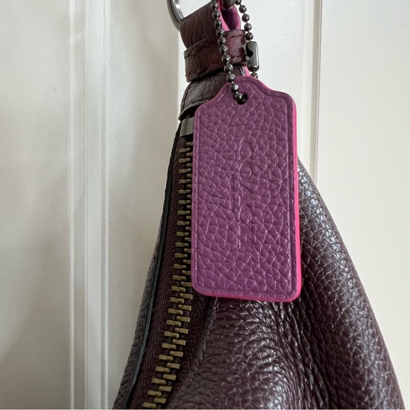 Coach Exotic Trim East West Harley Hobo in Oxblood - Picture 6 of 14